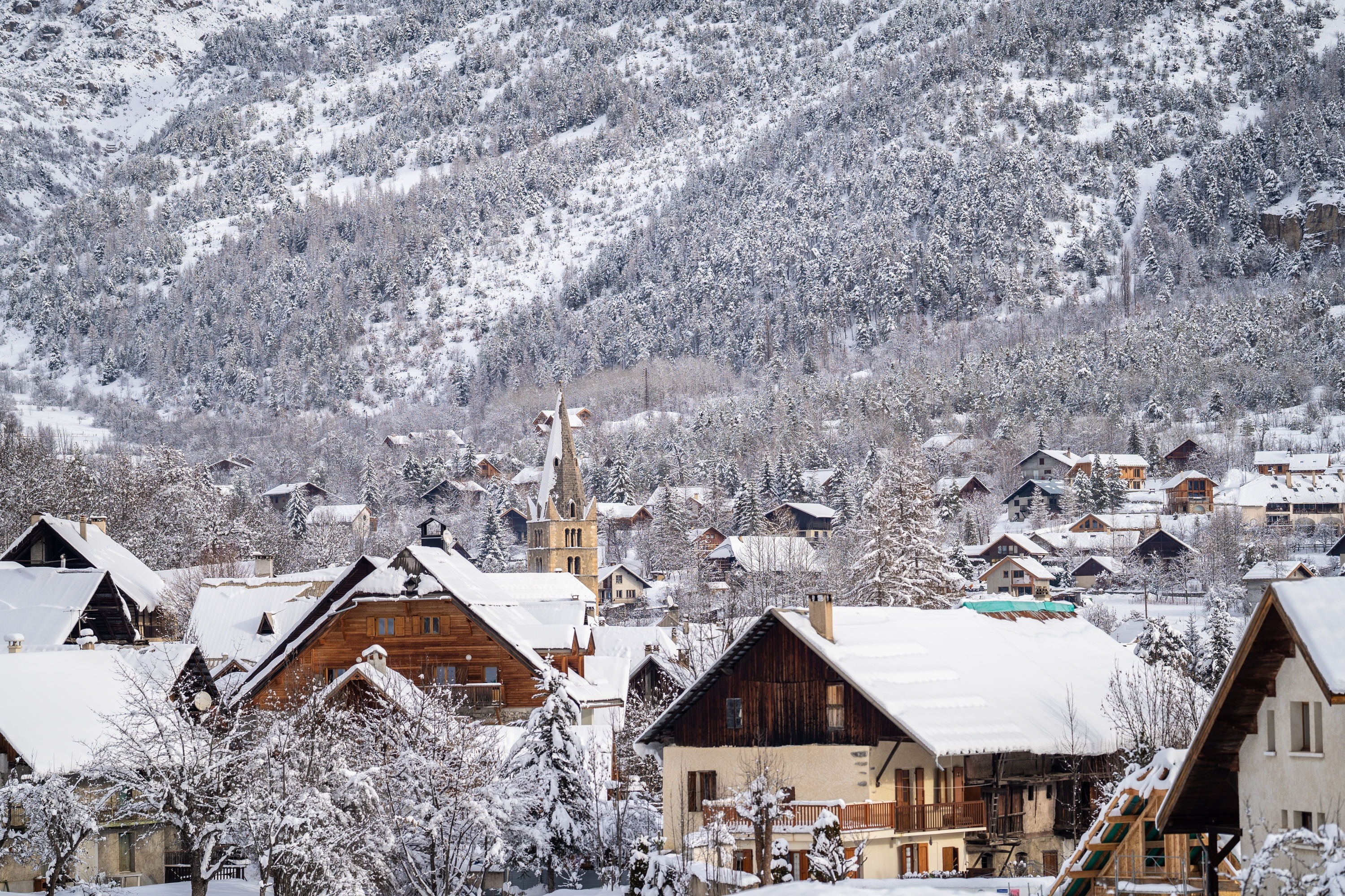 Vallouise sous la neige