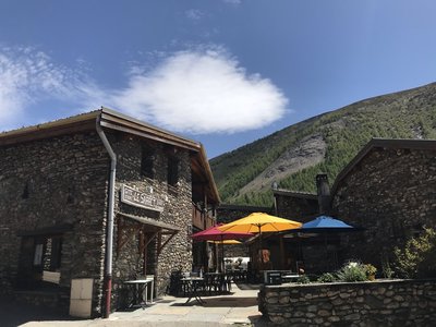 Terasse de l'auberge