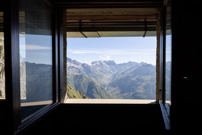 vue du refuge - intérieur