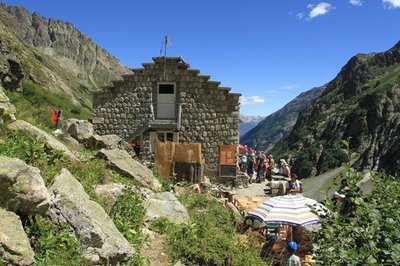 Arrivée au refuge des Bans