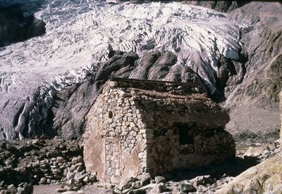 Le refuge Tuckett en 1985