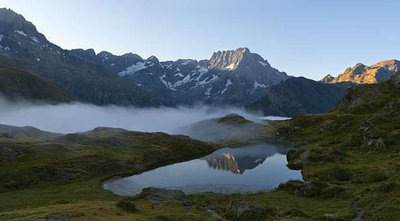 Le lac du Lauzon et le Sirac