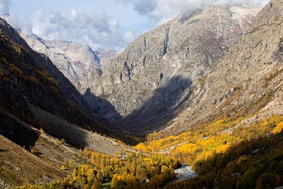 Automne en Oisans, la Bérarde