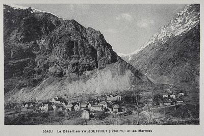 Le Désert en Valjouffrey (1280 m.) et les Marmes 