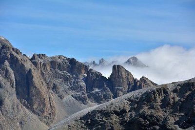 Les Cerces depuis le glacier de Laurichard