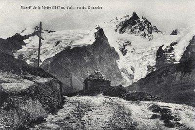 Massif de la Meije vu du Chazelet