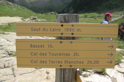 Signalétique du Parc national des Ecrins