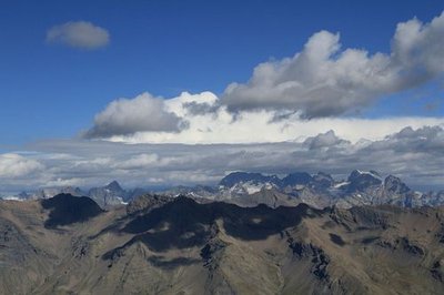 Massif des Ecrins pris de la Tête de Vautisse