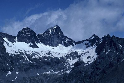 Pointe de Verdonne, face Sud, vue du Rouite