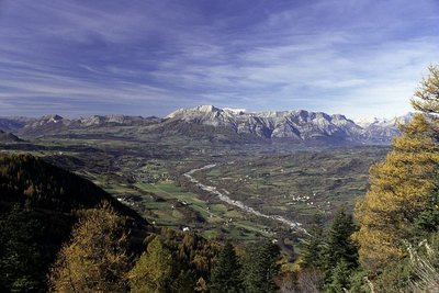 Le Drac dans la vallée du Champsaur