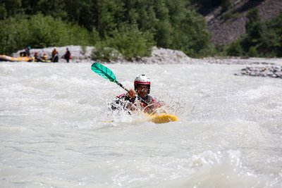 Sport d'eau vive sur le Vénéon