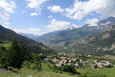 Vue sur la vallée de la Durance