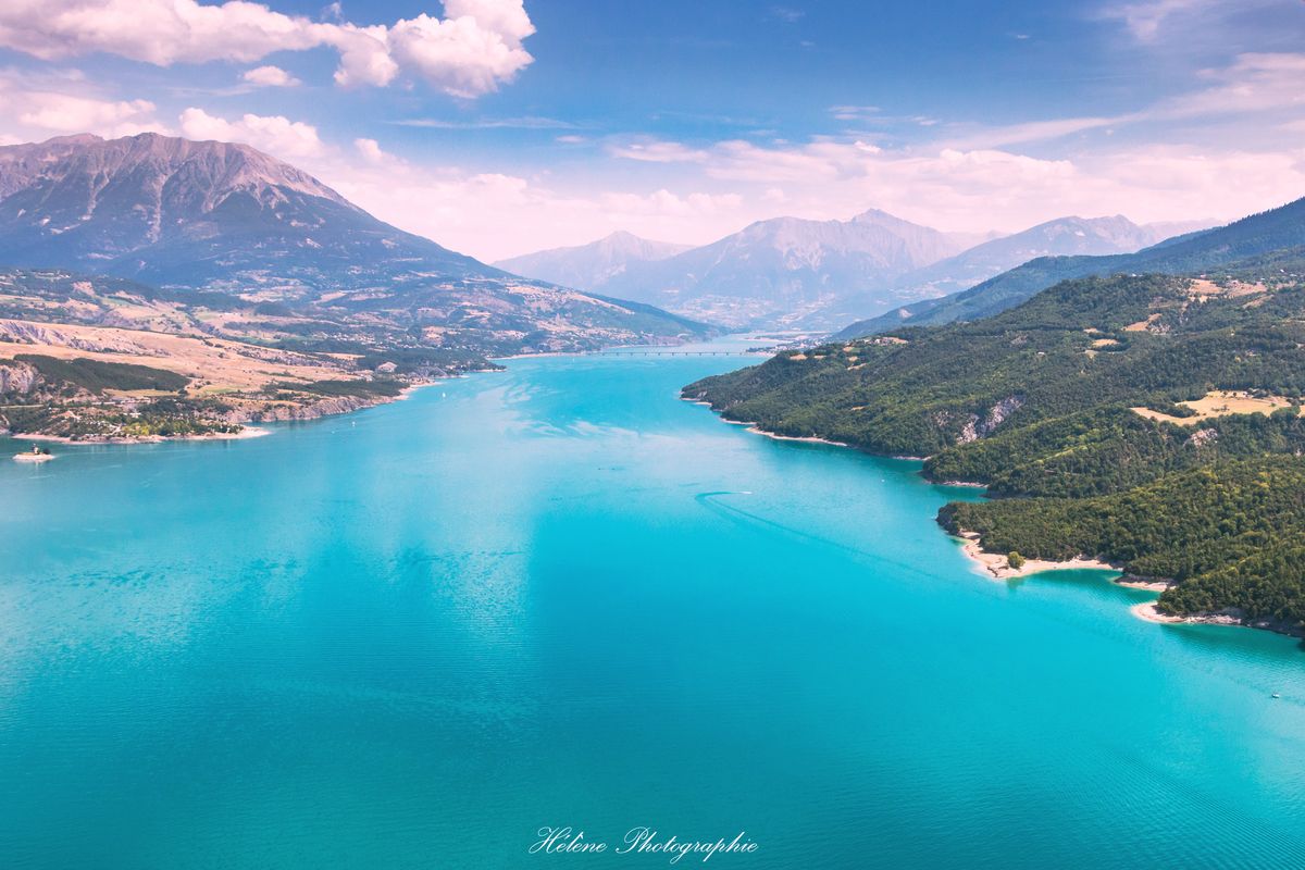 Vue sur le Lac de Serre-Ponçon