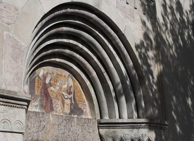 Porche de l'Église Saint-Marcellin
