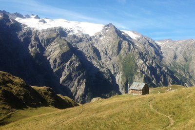 Vue sur le glacier de la Girose