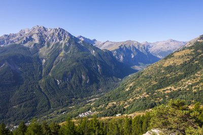 Freissinières depuis le col des Lauzes