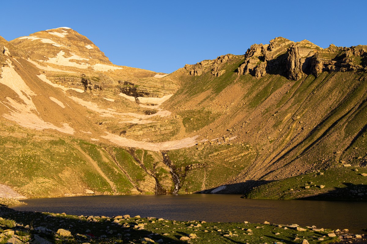 Le lac Palluel au lever du soleil