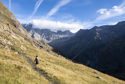 Montée au col du Cheval de bois