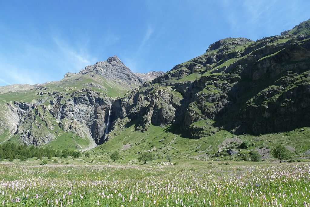 Près Baridon sur l'itinéraire du col de Freissinières