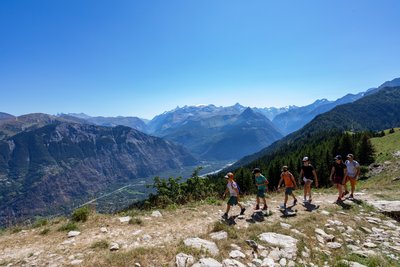 Montée au promontoir de Prégentil