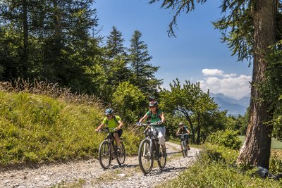 A VTT dans sur le tour du Champsaur