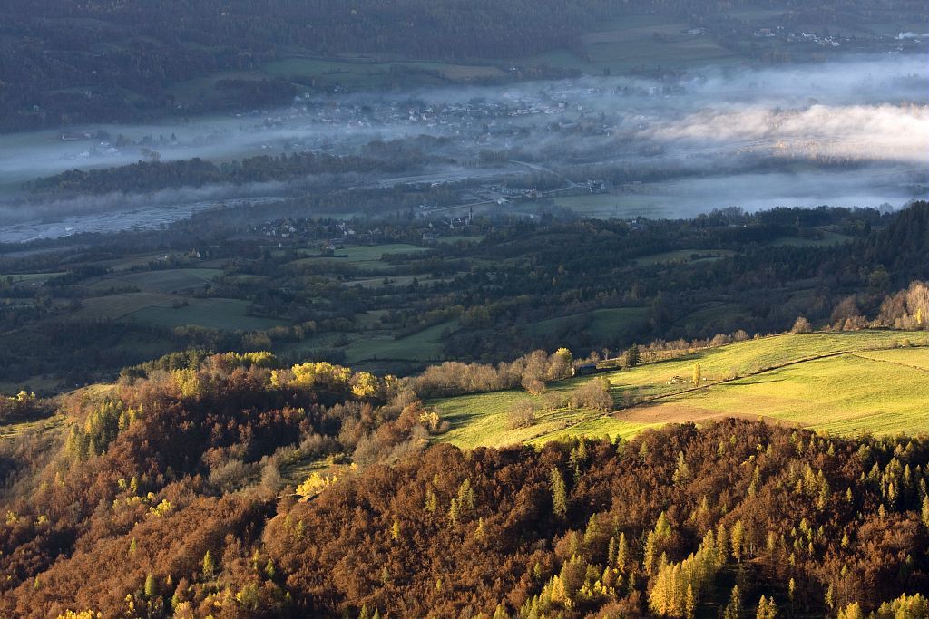 Vue sur le Champsaur, depuis les Aiguilles de Famourou