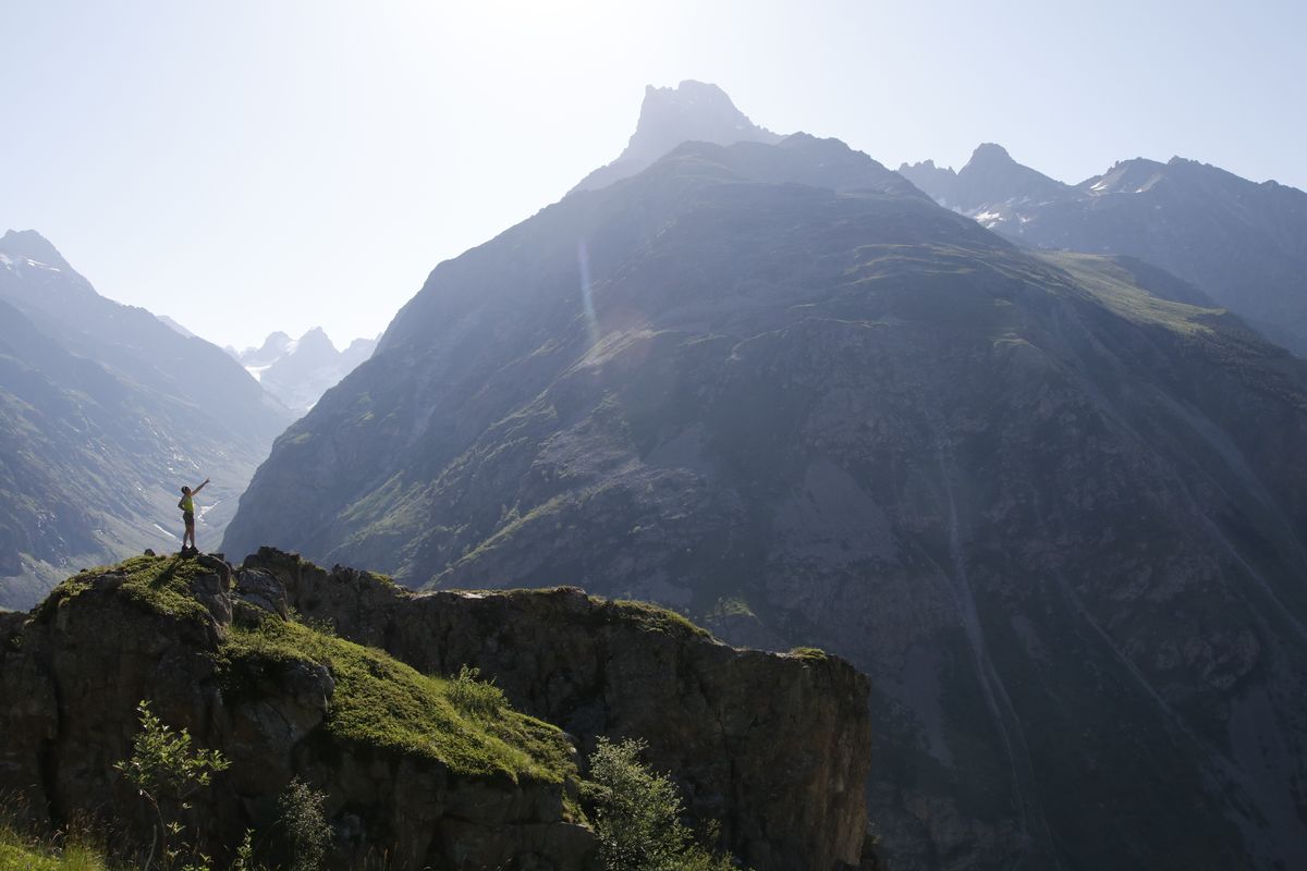 Le vallon de la Selle vu depuis la table d'orientation de Peyssa