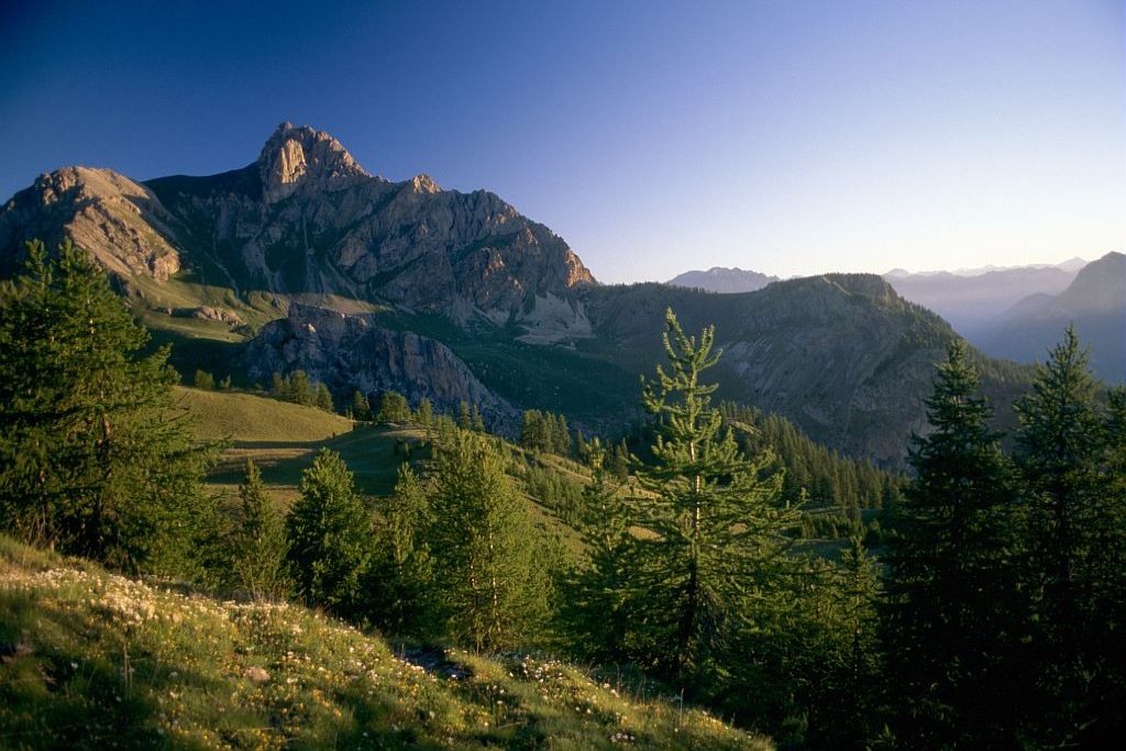 La tête de Gaulent vue depuis les abords de la crête de la Selle