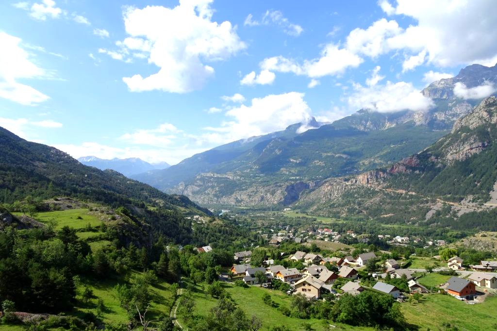 Vue sur la vallée de la Durance