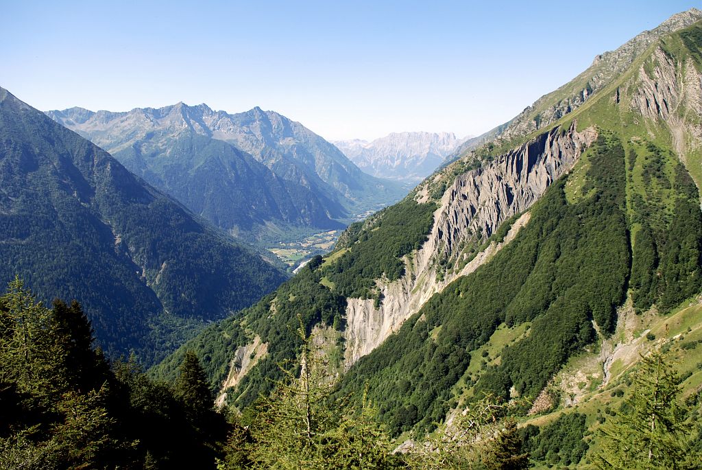 Itinéraire des Souffles, vue sur les Arraches