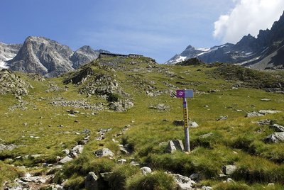 limite du parc sous le refuge de l'Olan