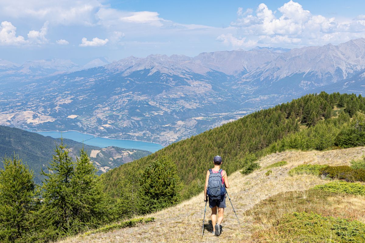 Vue sur le lac de Serre-Ponçon