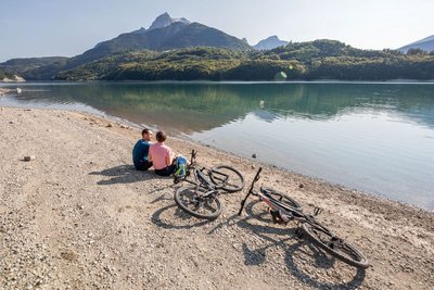 Pause au lac du Sautet