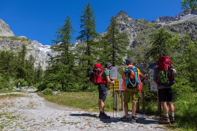 Alpinistes au Pré de Madame Carle