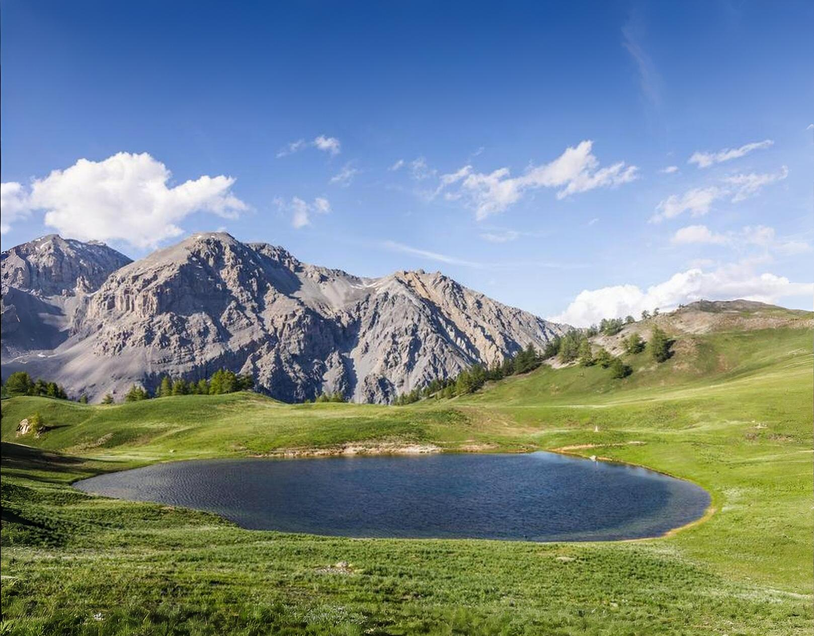 Col des Thûres et lac Chavillon