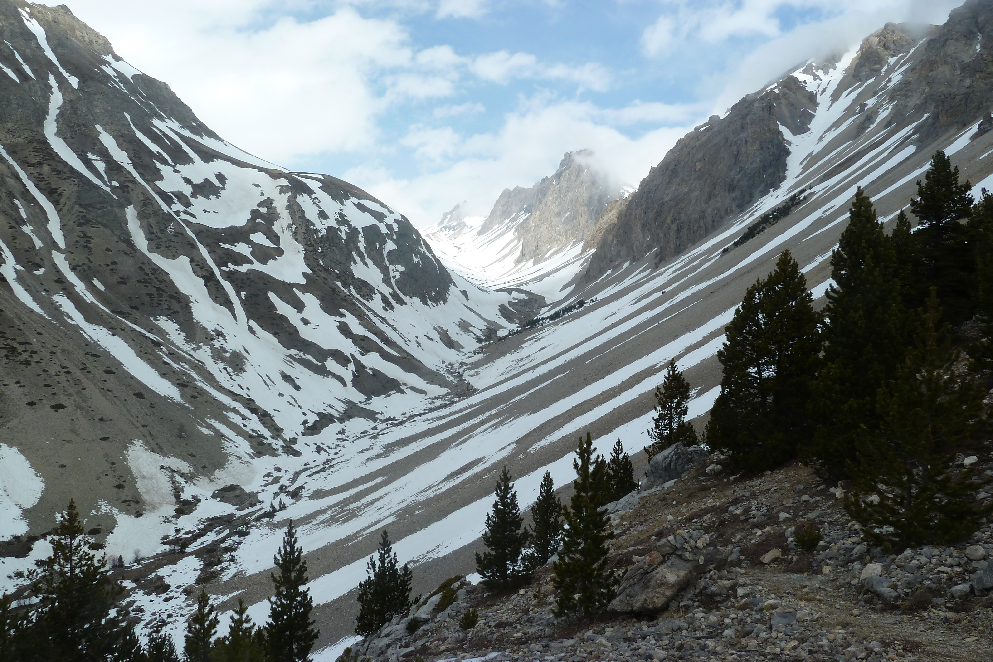 Vallon vu du creux des Souches