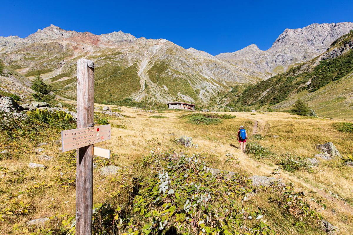 En arrivant au refuge du Pré de la Chaumette